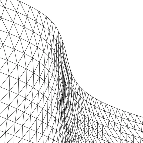 Abstrakcyjne Linie Rysunku Koncepcji Sztuki Architektonicznej Minimalne Kształty Geometryczne — Wektor stockowy