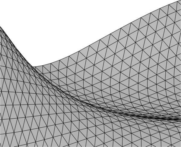 Linhas Abstratas Desenho Conceito Arte Arquitetônica Formas Geométricas Mínimas — Vetor de Stock