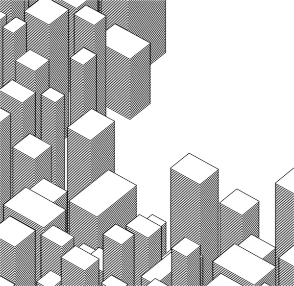 建筑3D背景图 — 图库矢量图片