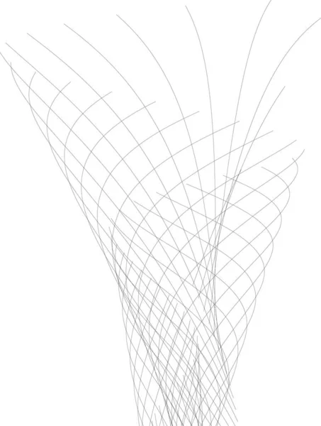 Lignes Dessin Abstraites Dans Concept Art Architectural Formes Géométriques Minimales — Image vectorielle