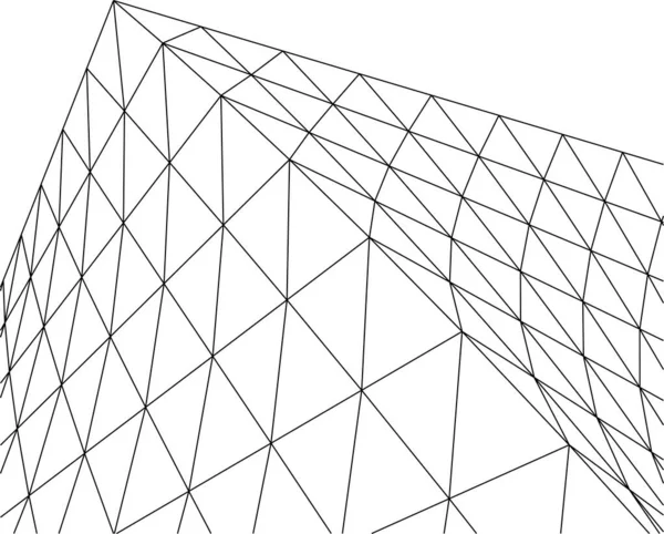 Formas Geométricas Mínimas Linhas Arquitetônicas —  Vetores de Stock