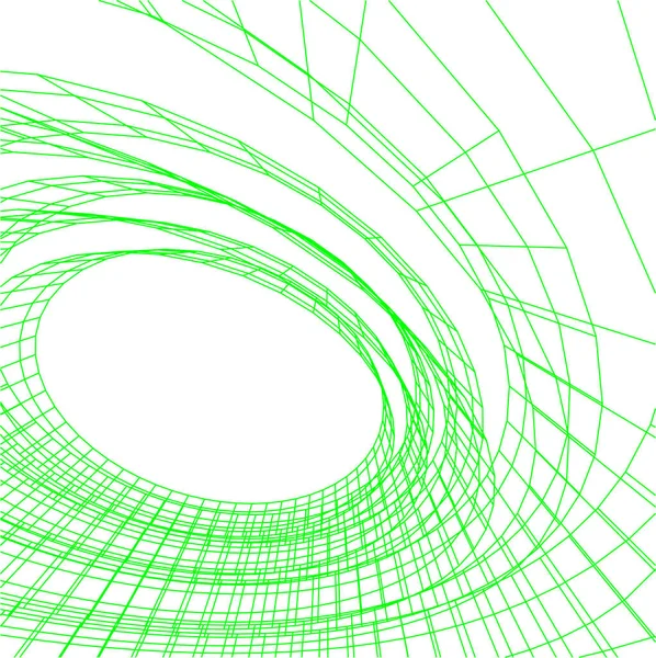 Abstracte Tekenlijnen Architectonisch Kunstconcept Minimale Geometrische Vormen — Stockvector