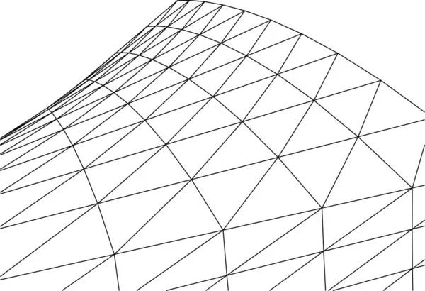 Formas Geométricas Mínimas Líneas Arquitectónicas — Vector de stock