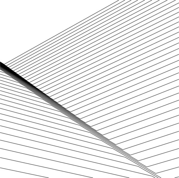 最小限の幾何学的形状建築線 — ストックベクタ