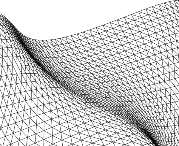 Linhas Abstratas Desenho Conceito Arte Arquitetônica Formas Geométricas Mínimas — Vetor de Stock