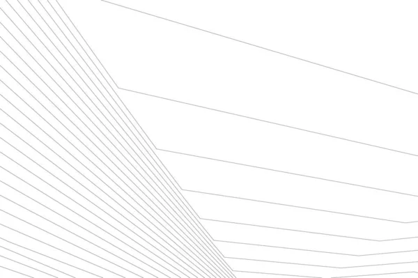 Lignes Dessin Abstraites Dans Concept Art Architectural Formes Géométriques Minimales — Image vectorielle