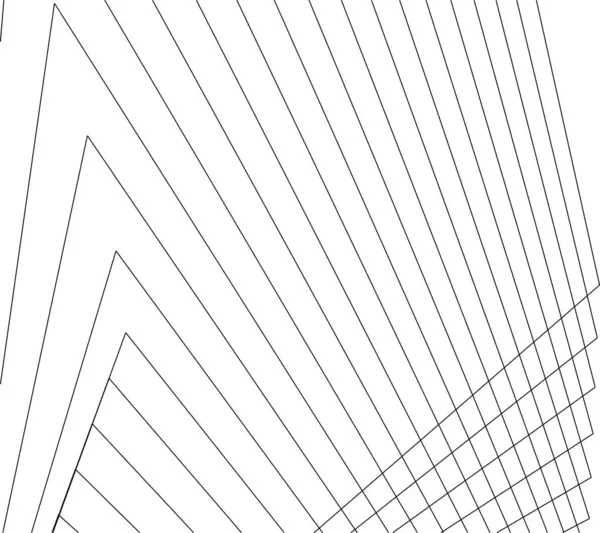 Abstrakcyjne Linie Rysunku Koncepcji Sztuki Architektonicznej Minimalne Kształty Geometryczne — Wektor stockowy