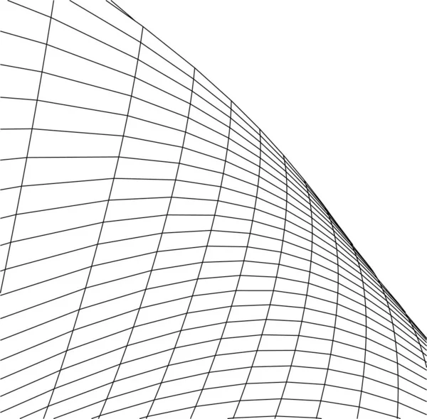 Formas Geométricas Mínimas Linhas Arquitetônicas — Vetor de Stock