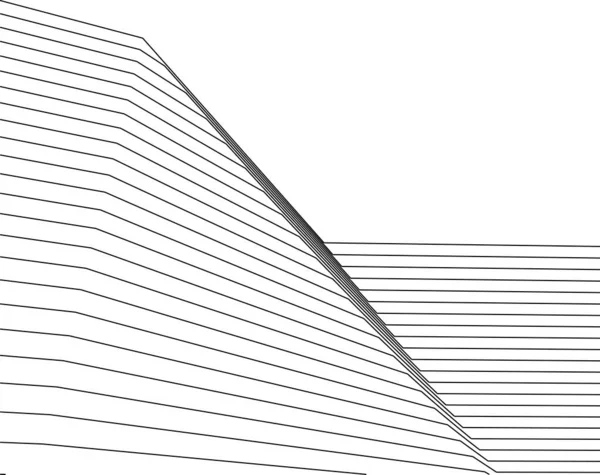 Minimalne Kształty Geometryczne Linie Architektoniczne — Wektor stockowy