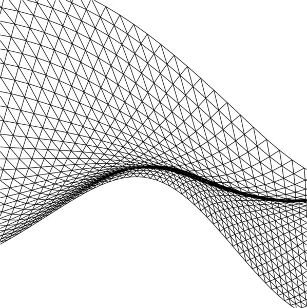 Abstracte Tekenlijnen Architectonisch Kunstconcept Minimale Geometrische Vormen — Stockvector