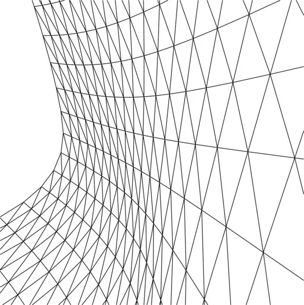 Lignes Dessin Abstraites Dans Concept Art Architectural Formes Géométriques Minimales — Image vectorielle