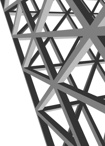 Minimale Geometrische Formen Architektonische Linien — Stockvektor