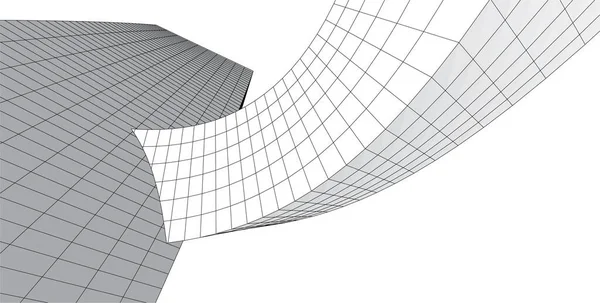 Formas Geométricas Mínimas Líneas Arquitectónicas — Archivo Imágenes Vectoriales