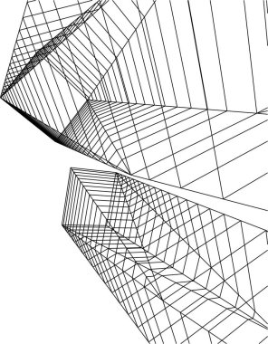 minimal geometrik şekiller, mimari çizgiler