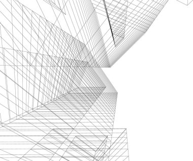 minimal geometrik şekiller, mimari çizgiler