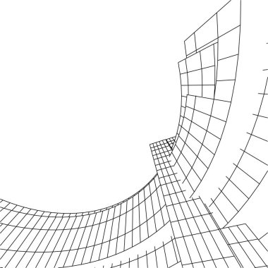 minimal geometrik şekiller, mimari çizgiler