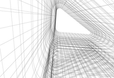 minimal geometrik şekiller, mimari çizgiler