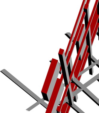 minimal geometrik şekiller, mimari çizgiler