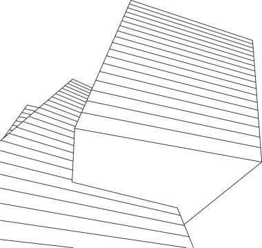minimal geometrik şekiller, mimari çizgiler
