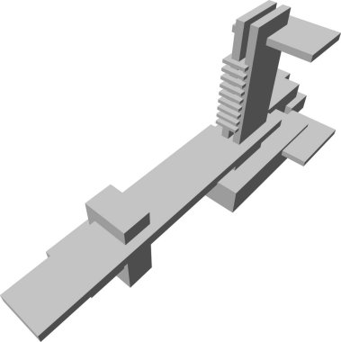 minimal geometrik şekiller, mimari çizgiler