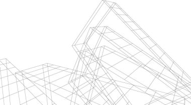 minimal geometrik şekiller, mimari çizgiler