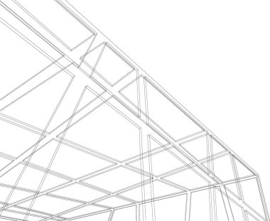 minimal geometrik şekiller, mimari çizgiler