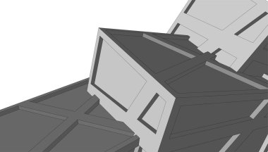 minimal geometrik şekiller, mimari çizgiler