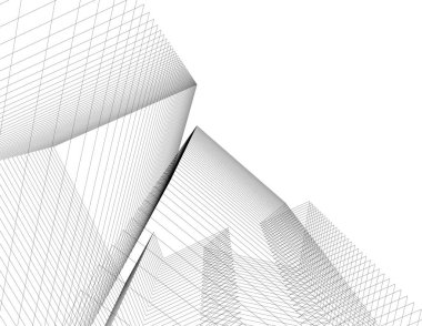 minimal geometrik şekiller, mimari çizgiler