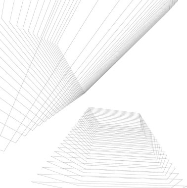 minimal geometrik şekiller, mimari çizgiler