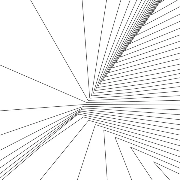 Minimale Geometrische Vormen Architectonische Lijnen — Stockvector