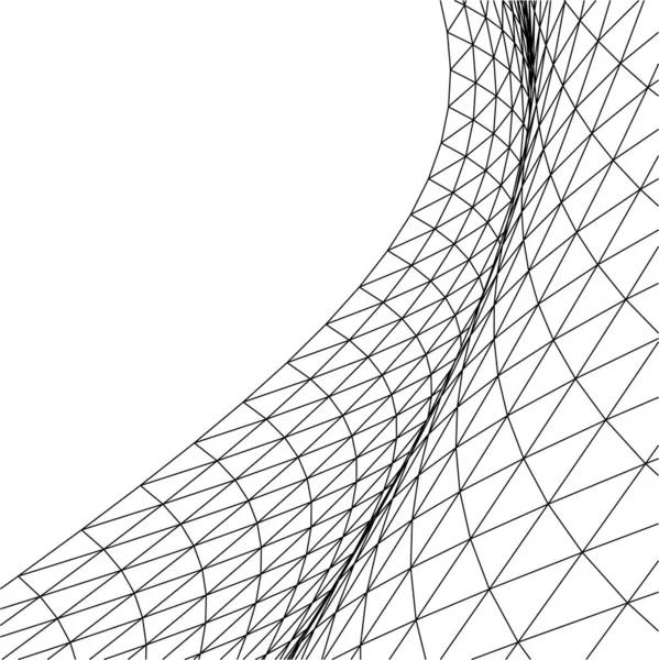 Líneas Abstractas Dibujo Concepto Arte Arquitectónico Formas Geométricas Mínimas — Archivo Imágenes Vectoriales