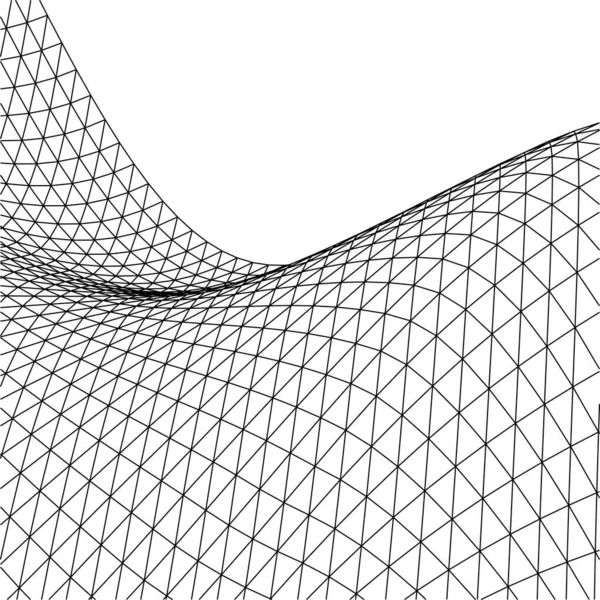 Líneas Abstractas Dibujo Concepto Arte Arquitectónico Formas Geométricas Mínimas — Archivo Imágenes Vectoriales