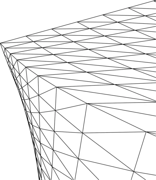 Formas Geométricas Mínimas Líneas Arquitectónicas — Vector de stock