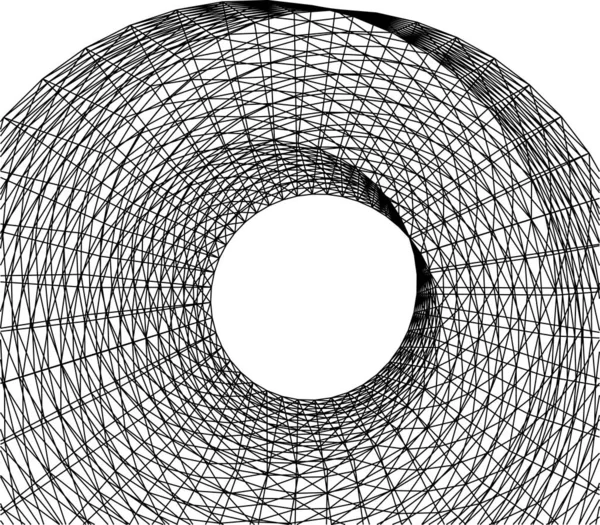 Abstracte Tekenlijnen Architectonisch Kunstconcept Minimale Geometrische Vormen — Stockvector