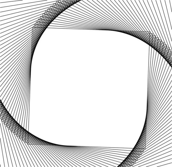 Linhas Abstratas Desenho Conceito Arte Arquitetônica Formas Geométricas Mínimas — Vetor de Stock