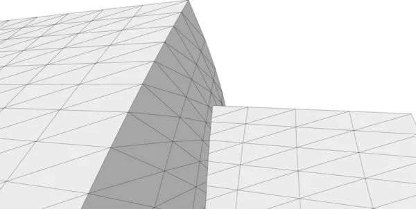 Minimale Geometrische Vormen Architectonische Lijnen — Stockvector