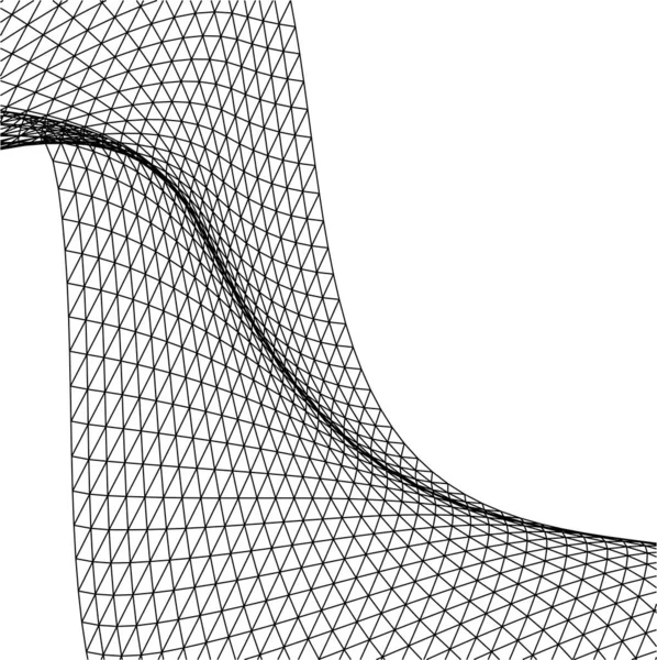 Abstracte Tekenlijnen Architectonisch Kunstconcept Minimale Geometrische Vormen — Stockvector