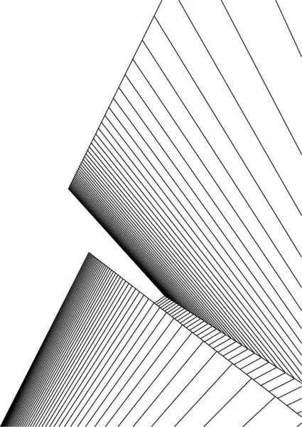 Minimalne Kształty Geometryczne Linie Architektoniczne — Wektor stockowy