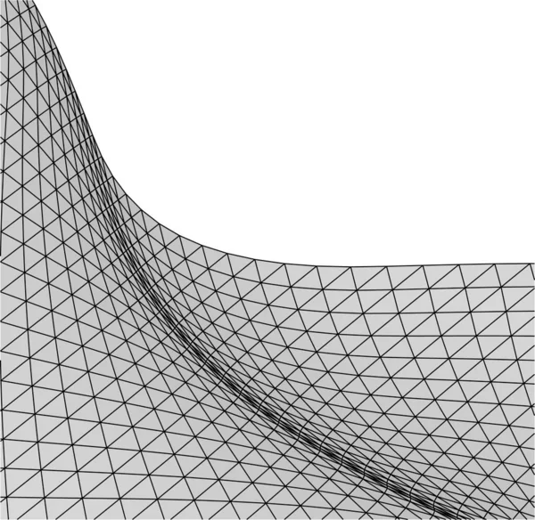 Líneas Abstractas Dibujo Concepto Arte Arquitectónico Formas Geométricas Mínimas — Archivo Imágenes Vectoriales