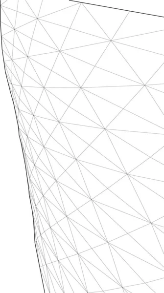 Formas Geométricas Mínimas Linhas Arquitetônicas — Vetor de Stock