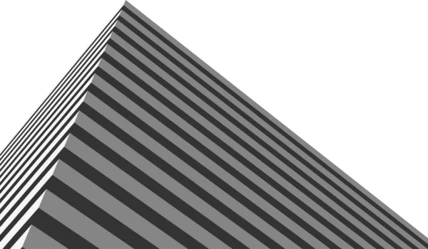 Lignes Dessin Abstraites Dans Concept Art Architectural Formes Géométriques Minimales — Image vectorielle