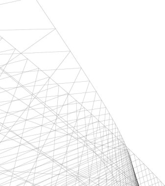 minimal geometrik şekiller, mimari çizgiler