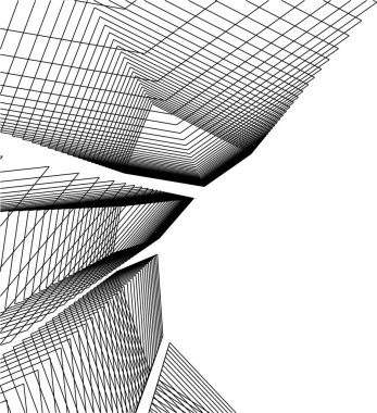 minimal geometrik şekiller, mimari çizgiler