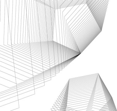 minimal geometrik şekiller, mimari çizgiler