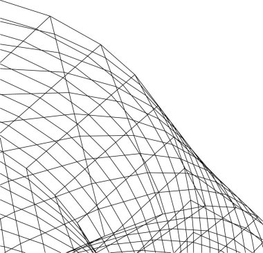 minimal geometrik şekiller, mimari çizgiler