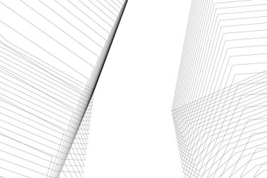 minimal geometrik şekiller, mimari çizgiler