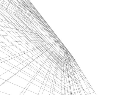 minimal geometrik şekiller, mimari çizgiler