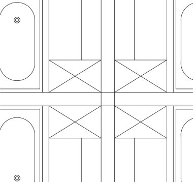 minimal geometrik şekiller, mimari çizgiler