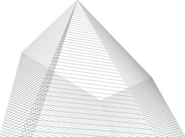 minimal geometrik şekiller, mimari çizgiler