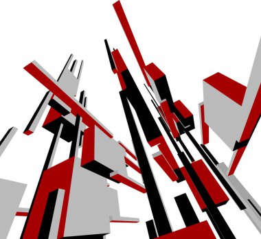 minimal geometrik şekiller, mimari çizgiler